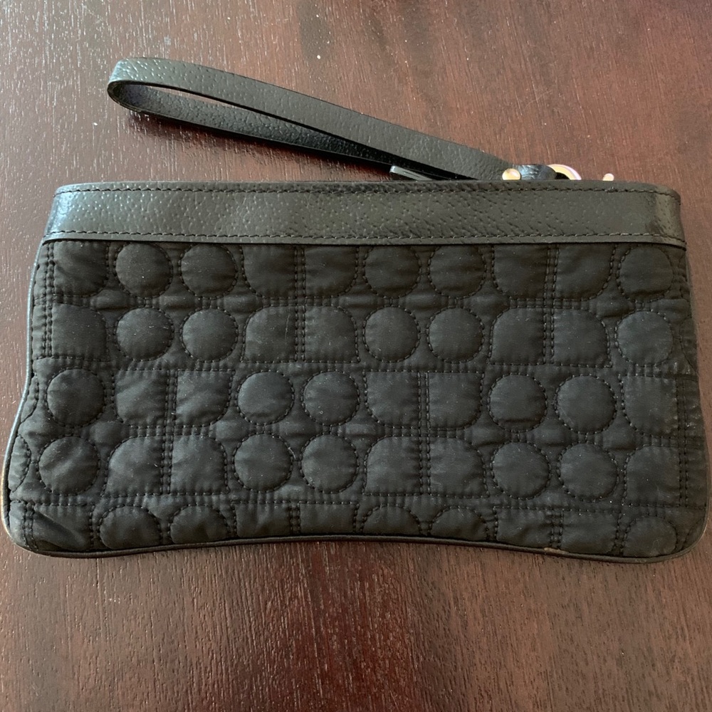 Kate Spade Black Quilted Wristlet